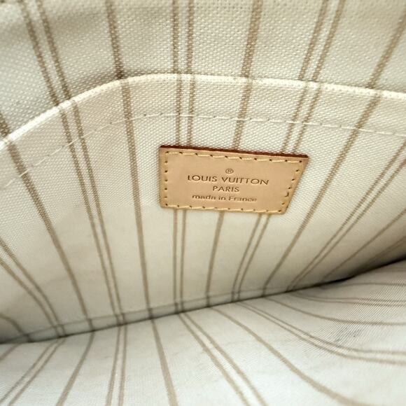 Louis Vuitton Pochette Damier Azur Canvas for Neverfull MM GM Accessory Bag - Picture 5 of 7